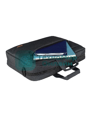 Сумка для ноутбука ExeGate Business ECC-045 Black, черная, полиэстер повышенной плотности 600D, 15.6