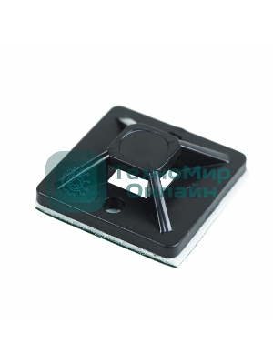 Площадка самоклеящаяся Rexant 20х20 мм, черная, упаковка 100 шт.