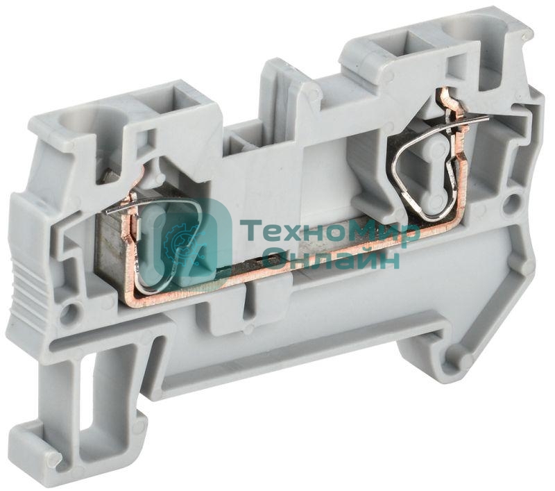 Клемма пружинная КПИ 2в-4 41А сер. IEK YZN11-004-K03