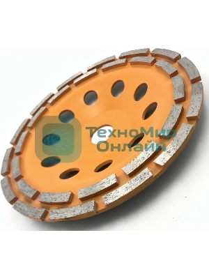 Чашка алмазная зачистная 230мм двухрядная Вихрь 73/10/3/8