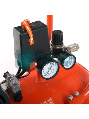 Компрессор поршневой безмасляный Patriot WO 80-360, 360 л/мин, 8 бар, 2200 Вт, 80 л, быстросъем и 