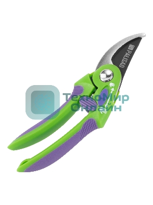 Секатор прямого реза Palisad 215 мм, регулировка захвата, двухкомпонентные рукоятки