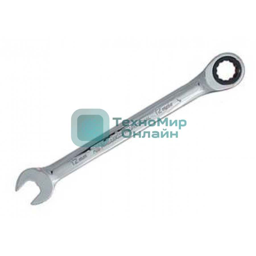 Ключ комбинированный трещоточный Matrix 8 мм, crv зеркальный хром