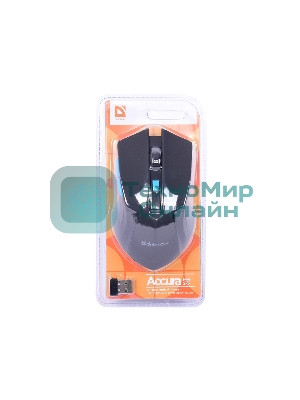 Мышь беспроводная Defender Accura MM-275 синий, 1600 dpi, радиоканал, USB, кнопки - 6