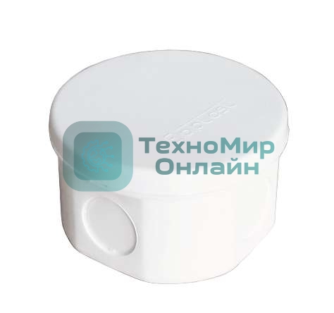 Коробка распределительная ОП d75х45 4 выхода без гермовводов IP54 крышка защелкивающаяся бел. Epplast 245351