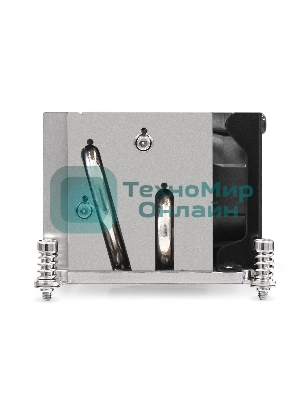 Кулер для процессора ExeGate ESNK-P0048AP4.PWM.2U.2011.Cu серебристый, 60 мм, алюминий/медь, 6800 об/мин, 52 дБ, 4 pin, 135 Вт, 64.5 мм