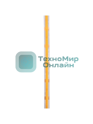 Лента светодиодная Rexant 12В, COB 8Вт/м, 320 LED/м, оранжевый, 8мм, 5м, IP20