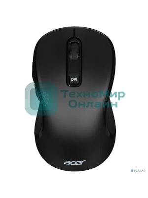 Мышь беспроводная Acer OMR303 черный, 1600 dpi, радиоканал, USB, кнопки - 6