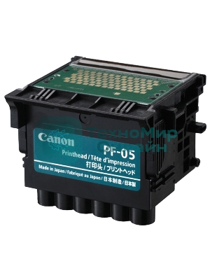 Печатающая головка Canon PF-05 многоцветный для Canon iPF6300, iPF6300S, iPF6350, iPF6400, iPF6400S, iPF6400SE, iPF6450, iPF8300, iPF8300S, iPF8400, iPF8400S, iPF8400SE, iPF9400, iPF9400S