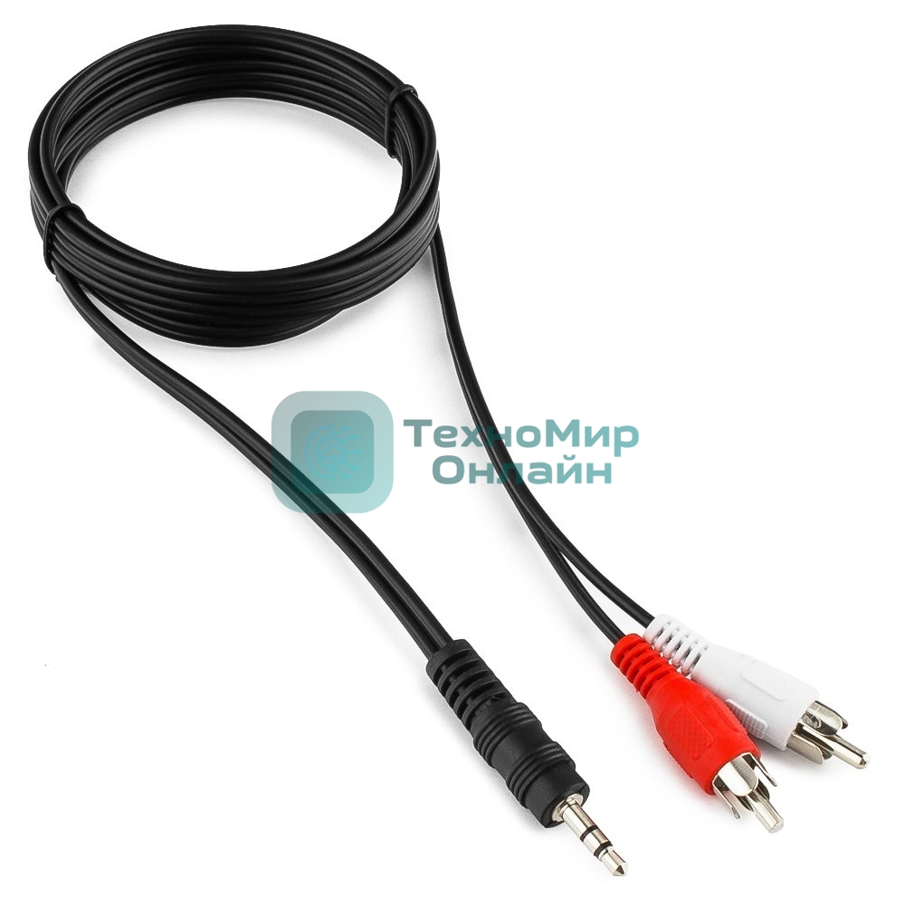 Кабель аудио Gembird Jack3.5/2xRCA, 1.5м