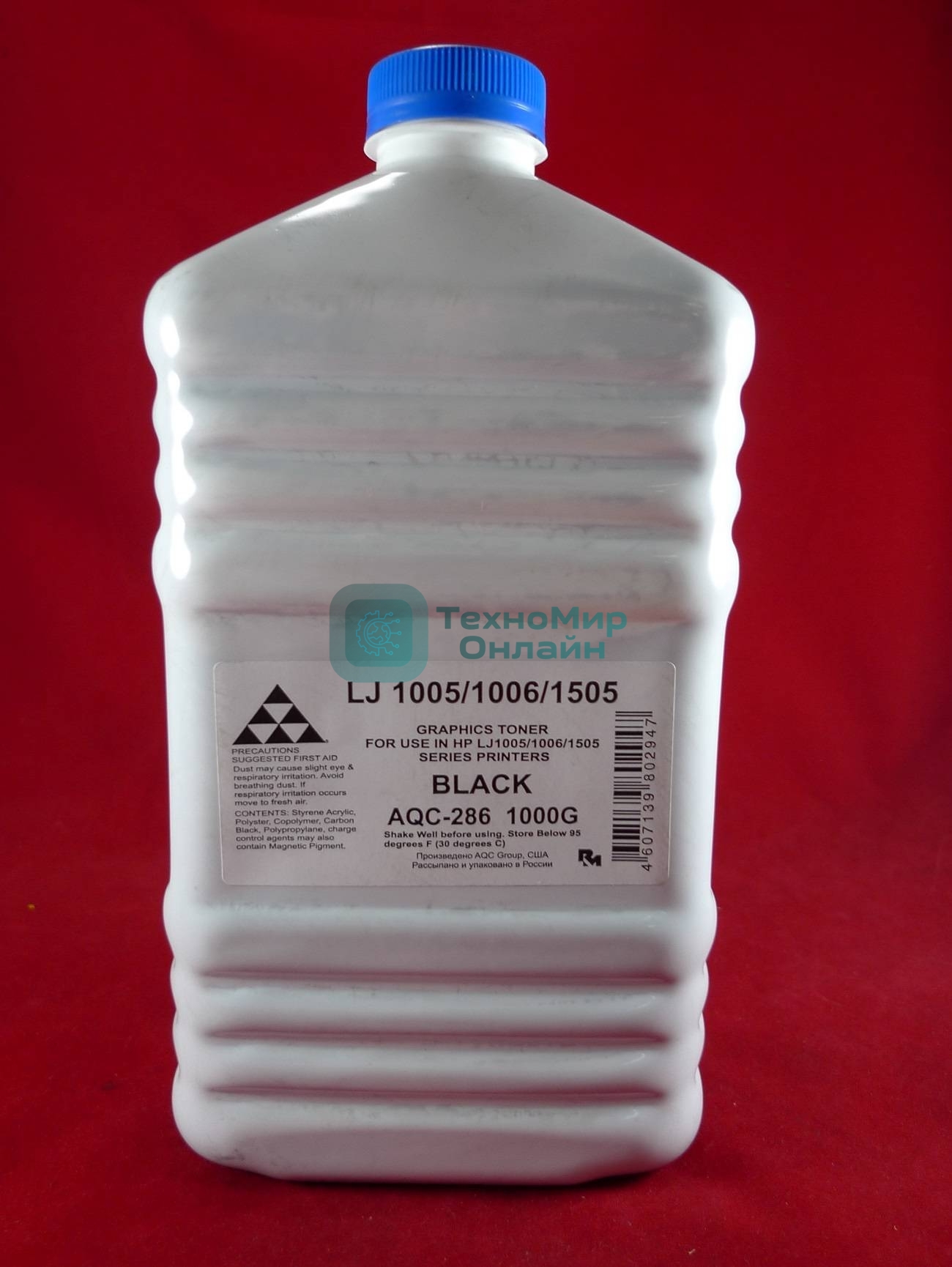 Тонер HP LJ P1005/1006/1102/1120/1505/1522/1566/1606/M125/M127/M201/M225, Canon LBP-3010/3250 (кан., 1кг.) (AQC-США фас России)