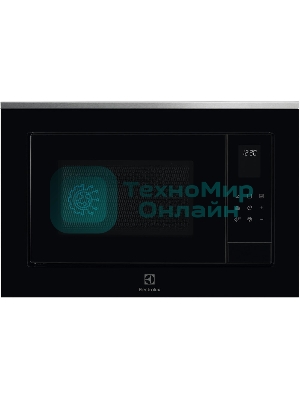 Встраиваемая микроволновая печь Electrolux LMS4253TMX/с грилем, объем 25 л., высота 390 мм, черный/нерж. Сталь