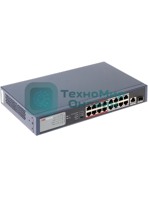 Коммутатор Hikvision DS-3E0318P-E 16xPOE