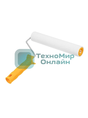 Валик в сборе Matrix велюр, 250 мм, ворс 4 мм, D 36 мм, D ручки 6 мм