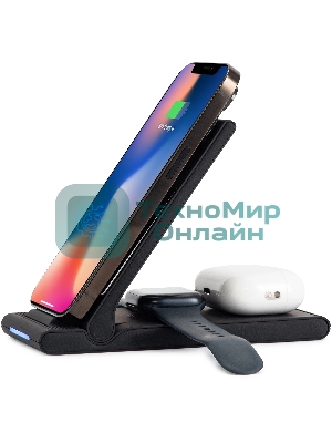 Беспроводное зарядное устройство Buro CWC-QC5 15W 3A (QI) USB-C универсальное черный