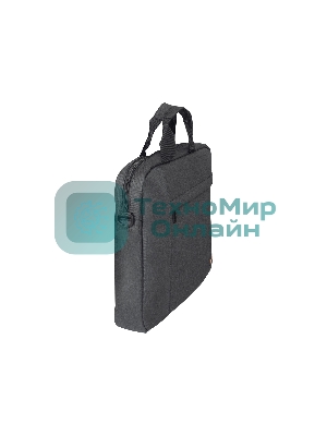 Сумка для ноутбука ExeGate Business ECC-215 Black, черная, полиэстер повышенной плотности 600D, 15.6