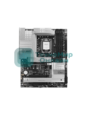 Материнская плата MSI PRO Z890-A WIFI, LGA 1851, Intel Z890, 4xDDR5, 4xSATA, 4xM.2, 1xPCIe 5.0 x16, 2xPCIe 4.0 x4, 1xHDMI, 2xUSB-C Thunderbolt 4, 1xUSB-C 3.2 Gen 2, 3xUSB-A 3.2 Gen 2, 4xUSB-A 3.2 Gen 1, 1x 5Gb LAN, 2x3.5 мм, 7.1, ATX