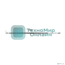 Хомут кабельный PROconnect 4.8х350 нейл. бел. (уп. 100 шт)