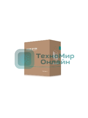 Компьютерный корпус Deepcool CG380 3F WH без БП, боковое окно (панорама), 3x120мм ARGB PWM вентилятора, белый, mATX