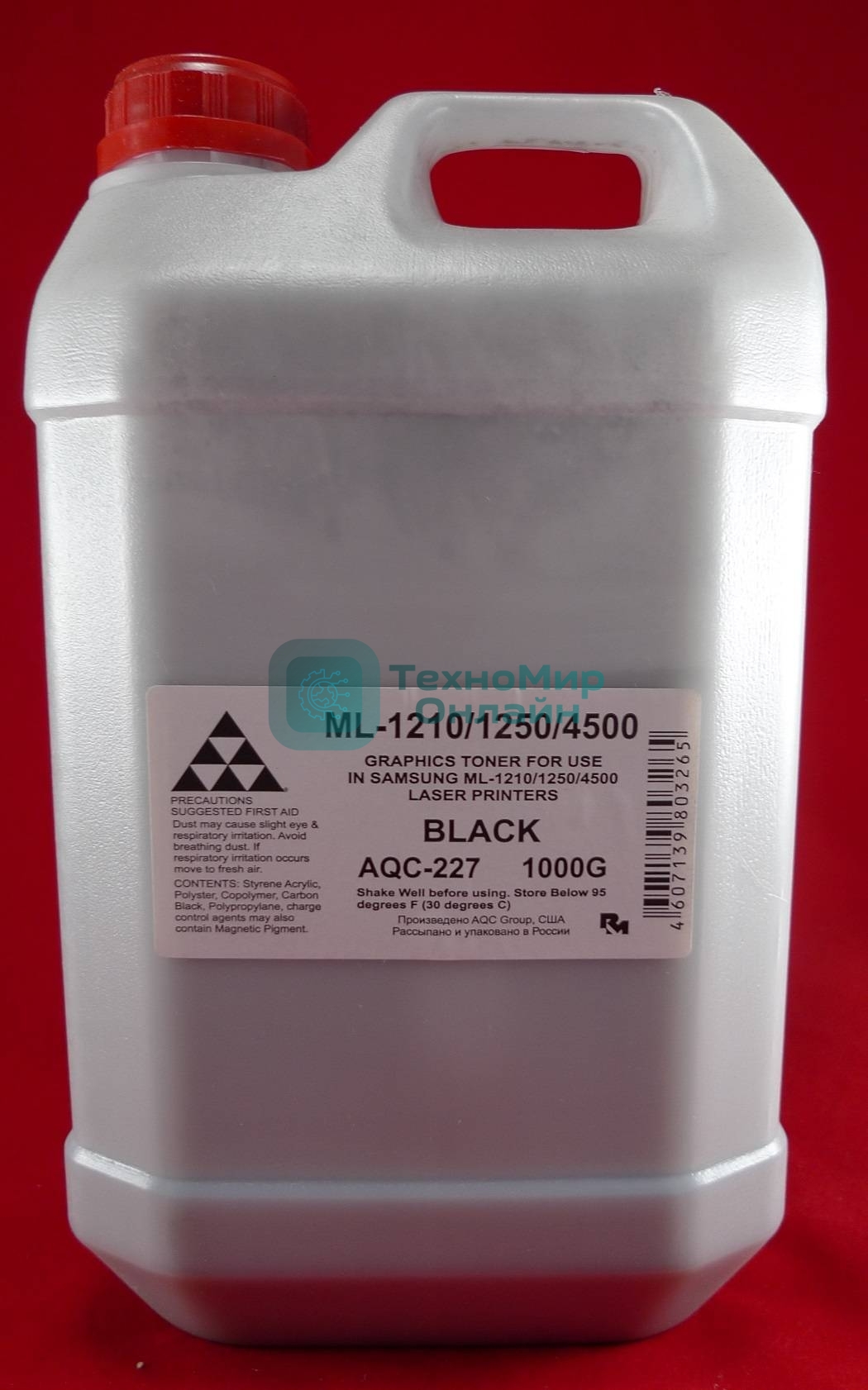 Тонер Samsung ML-1210/1520/1610/40/60/1710/2010/216x/SCX-4x00/3x00 (к, 1кг) (AQC-США фас России)