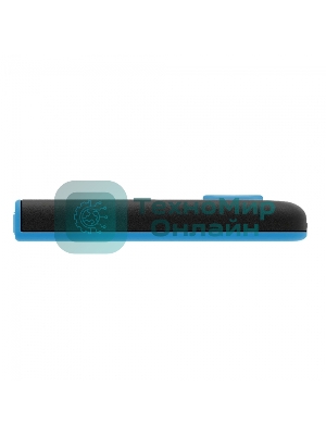 Флешка USB ADATA UV128 (AUV128-32G-RBE), 32Gb, USB 3.0, R/W 100/30, черный/синий