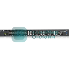 Коммутатор Zyxel XS3800-28 L2+ switch, 4xRJ-45: 1/2.5/5/10G, 8xCombo (SFP: 1/10G, RJ-45: 1/2.5/5/10G), 16xSFP +