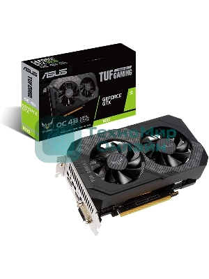Видеокарта Asus TUF-GTX1650-O4GD6-P-V2-GAMING PCI-E NVIDIA GeForce GTX 1650 4096Mb 128 GDDR6 1635/12000 DVIx1 HDMIx1 DPx1 HDCP Ret