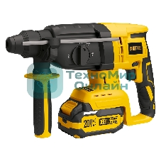 Перфоратор аккумуляторный Denzel бесщет. RHH-BL-20-28, 3 Дж, Li-Ion, 20 В