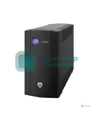 Источник бесперебойного питания Сайбер Электро СТАРТ ПЛЮС-700ВА-ЕВРО Линейно-интерактивный 700ВА/360Вт RS-232(2 EURO) (12В/5А·ч)