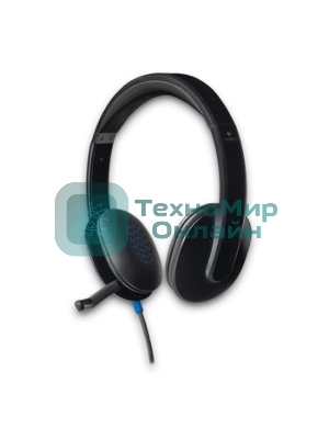 Гарнитура Logitech USB Headset H540 чёрный, проводная, USB