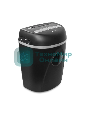 Шредер ГЕЛЕОС Уничтожитель документов УП23-4 DIN P-4 (4 ур-нь секр.), фрагмент 3,9х35мм, 14-16 лист (70г/м2), CD/пл.карты/скрепки/скобы, 23 л.