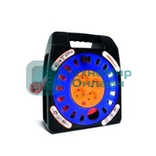 Удлинитель 4х20 м с заземл. 16А IP20 У16-012 термо ПВС 3х1 в закрытом корпусе защ. шторки UNIVersal 1673