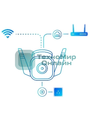 Видеокамера IP TP-Link Tapo C310 белый 3Mp indoor & outdoor IP camera, 30m Night Vision, IP66 dust & waterproof, Motion Detection and Notification, 2-way Audio, supports Micro SD card storage, easy setup with APP