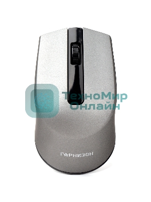 Мышь беспроводная Гарнизон GMW-475 серый, 1000 dpi, радиоканал, USB, кнопки - 3