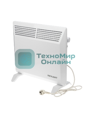 Конвектор электрический Rexant белый, 1000 Вт, 15 м2, термостат