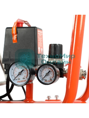 Компрессор поршневой безмасляный Patriot WO 80-360, 360 л/мин, 8 бар, 2200 Вт, 80 л, быстросъем и 