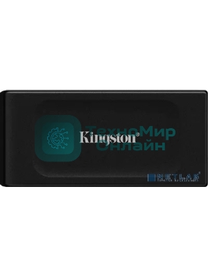 Внешний SSD Kingston XS1000, 1Tb, USB Type-C 3.1, R/W 1050 МБ/с/ 1000 МБ/с черный