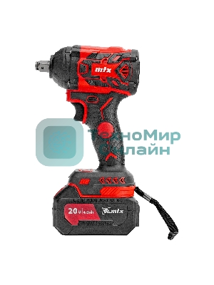 Гайковерт ударный аккумуляторный бесщет. CIWU-BL-20-600, Li-Ion, 20 В MTX