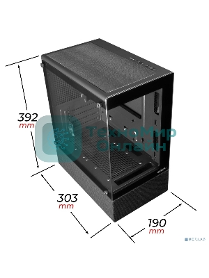 Компьютерный корпус Ginzzu RX470 mATX