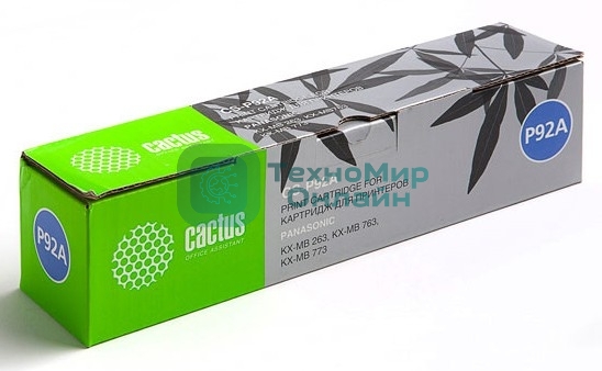 Картридж лазерный Cactus CS-P92A черный (2000 стр.) для Panasonic KX-MB263/KX-MB763/KX-MB773