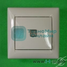 Выключатель Legrand 774310 Valena 10А c подсветкой, сл. кость