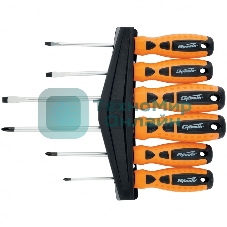 Набор отверток Sparta 11782''point'' crv двухкомпонентные рукоятки 6 шт