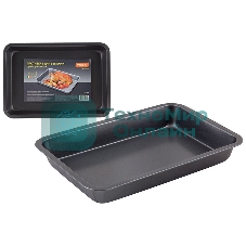 Противень для выпечки Mallony из карб. стали с антиприг. покр-м MAL-K001L, р-р 33.5x23.5x3.8 см