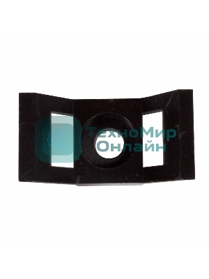 Площадка для крепления стяжки Rexant (ПС-2) 29x15 мм, черная, упаковка 100 шт.