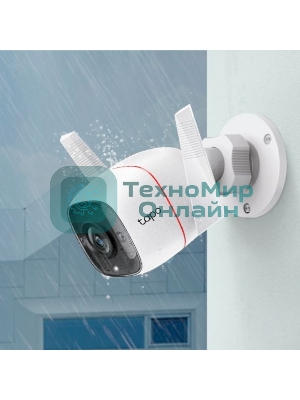 Видеокамера IP TP-Link Tapo C310 белый 3Mp indoor & outdoor IP camera, 30m Night Vision, IP66 dust & waterproof, Motion Detection and Notification, 2-way Audio, supports Micro SD card storage, easy setup with APP