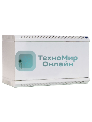 Шкаф телеком. настенный разборный 6U (600х350) дверь металл (ШРН-Э-6.350.1) (1 коробка)