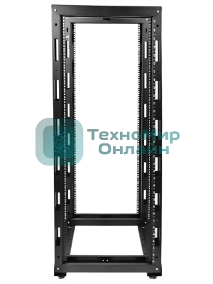 Стойка телеком. универсальная 24U двухрамная, черный (СТК-24.2-9005) !в одной коробке!
