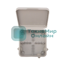 Коробка распределительная Rexant наружного монтажа с откидной крышкой 100х100х50 мм, IP54