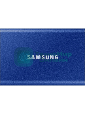 Внешний SSD Samsung T7, 2TB, USB 3.2 Gen 2 Type-C, R/W 1050/1000, синий