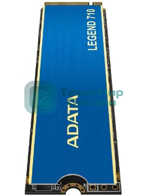 Накопитель SSD ADATA LEGEND 710, 2Tb, PCIe 3.0 x4, M.2 2280, NVMe, R/W 2400/1800, с радиатором